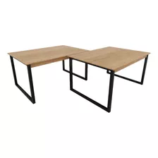 Mesa 120 Cm Estilo Industrial Moderna Para Escritório Mdp