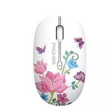 Tenmos M101 Wireless Mouse Mice Silencioso Linda Con El Rece