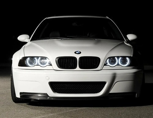 Juego Ojos De Angel Bmw Led Blanco Serie 1,3,5,6 X1 X3 X5 X6 Foto 3