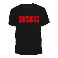 Remera Divididos Negro Y Rojo