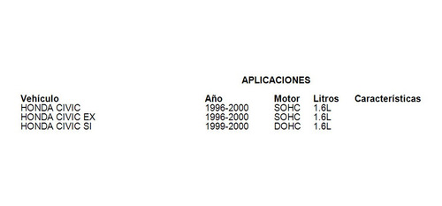 Inyector Para Sistema Multiport (mpi) Honda Civic 1998 1.6 Foto 5