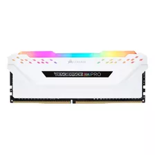 Memória Ram Vengeance Rgb Pro Color Branco 16gb 2 Corsair Cmw16gx4m2c3200c16