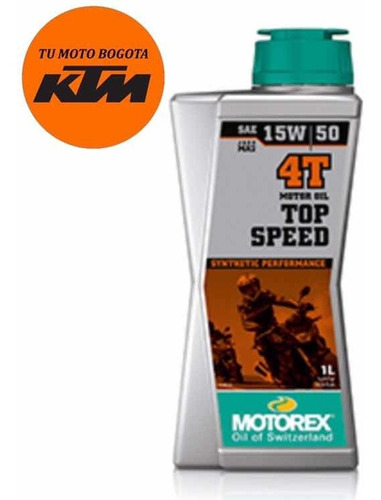 Aceite Motorex Top Speed 15w-50 Sintético