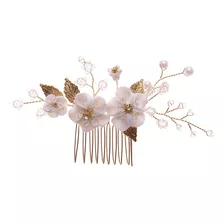 Capacete Hair Side Combs Flower Comb