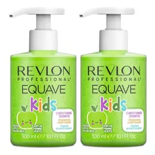 Dúo Shampoo Para Niños Revlon Equave Kids 300ml