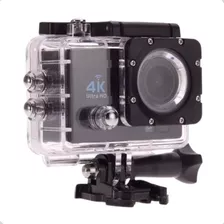 Câmera Sport 4k Wifi Hd Dv Prova D'água Filmadora Cor Preta