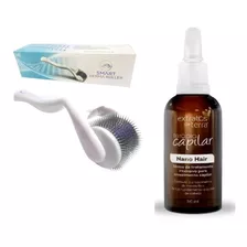 Kit Microagulhamento Capilar Derma Roller Extratos Da Terra