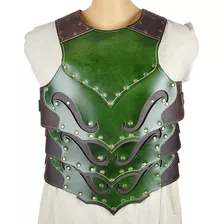 Dark Leather Warrior Gladiator Warrior Chest Cosplay