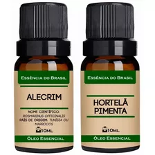 Kit 2 Óleos Essenciais 10ml - Menta Piperita + Alecrim