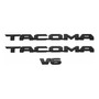 Emblema Letras Tacoma - V6 - 4x4 Negro + Regalo 2006 -2022 