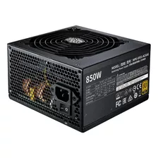 Fuente Cooler Master 850w 80 Plus Gold 240v Atx Pcreg Color Negro