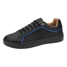 Tenis Pierre Cardin C301 Negros Antiderrapante Estilo Casual