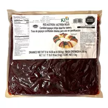 1 Bolsa De Dulce Mexicano Acitron Rojo Kini Brik De 5kg