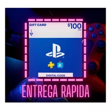 Tarjeta Psn Gift Card 100 Usd Cuenta Usa Entrega Inmediata