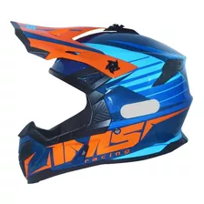 Capacete Ims Extreme Azul/laranja