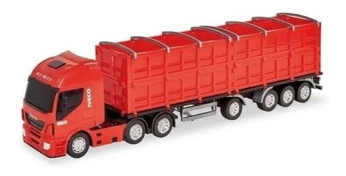 Caminhao Brinquedo Iveco S Way Hi Way Bau Dolly 9 Eixo Carga