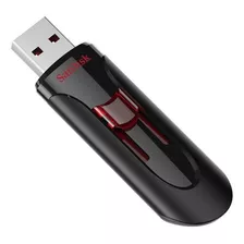 Pendrive Sandisk Cruzer Glide 32gb 3.0 Preto E Vermelho