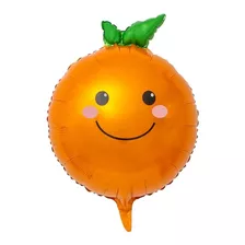 Globo Metálico Con Forma De Naranja