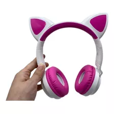  Fone De Ouvido Zw-028 Sem Fio Bluetooth Glowing Cat 