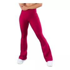 Calça Feminina Flare Pantalona Suplex Cintura Alta