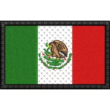 Pack De 10 Pza Bordado Bandera De México Con Velcro