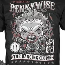 Playera Funko Pennywise Black White Teeth