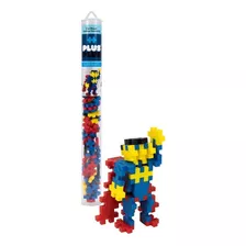 Plus-plus - Tubo Mini Maker - Superheroe - 70 Piezas