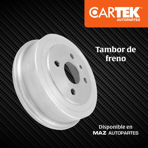 Tambor Freno Trasero Vw Quantum 1983-1984-1985-1986 2.2 Ck Foto 2