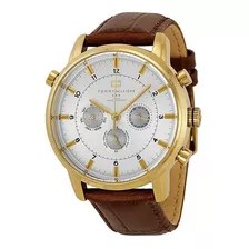 Reloj Tommy Hilfiger Dorado / Malla De Cuero 1790874 