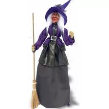 Bruxa Alquimista Befana Boneca Estátua Artesanal Decoração 