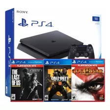 Playstation 4 Slim 1 Tera Nuevo + 3 Juegos Físicos. 