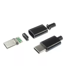 Conector Usb Tipo C Macho Para Soldar