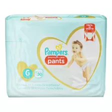 Fralda Descartável Infantil Pants Pampers Premium Care G Pacote 30 Unidades