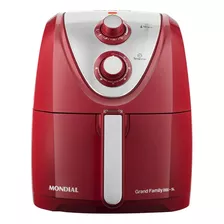 Fritadeira Air Fryer Mondial Afn-50-ri Inox 5l Vermelha-127v