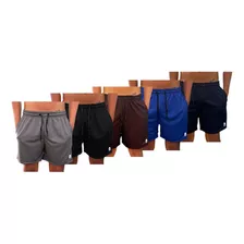 Kit 5 Shorts Mauricinho Dryfit Masculino Curto Bermuda