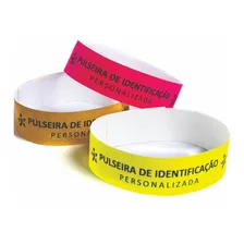 Pulseiras Personalizadas - Kit 1.000 