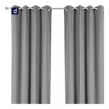 Cortinas Blackout Con Engomado Térmico | 2 Paños