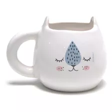 Taza Desayuno Cerámica Cat Gato Simón Acabajo Deco