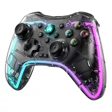 Control Gamepad Transparent Compatible Androidios Switch Pc Color Negro