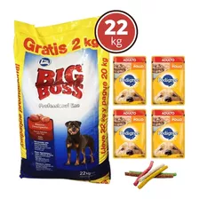 Alimento Perro Adulto Big Boss 20kg + 2kg + Regalos + Envio