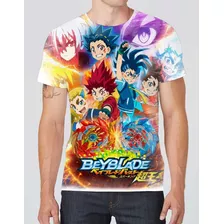 Camisa Camiseta Beyblade Anime Mangá Envio Rápido 16