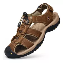 Para Homens, Sapatos De Couro Genuíno Com Sandálias De Taman