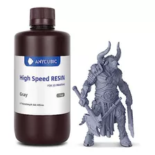 Resina Alta Velocidad Gris Anycubic 1kg