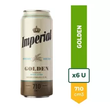 Cerveza Imperial Golden Lata 710ml Pack X6 La Barra