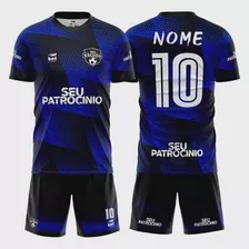 05 Kits Camisa E Calção Personalizados Uniforme De Futebol