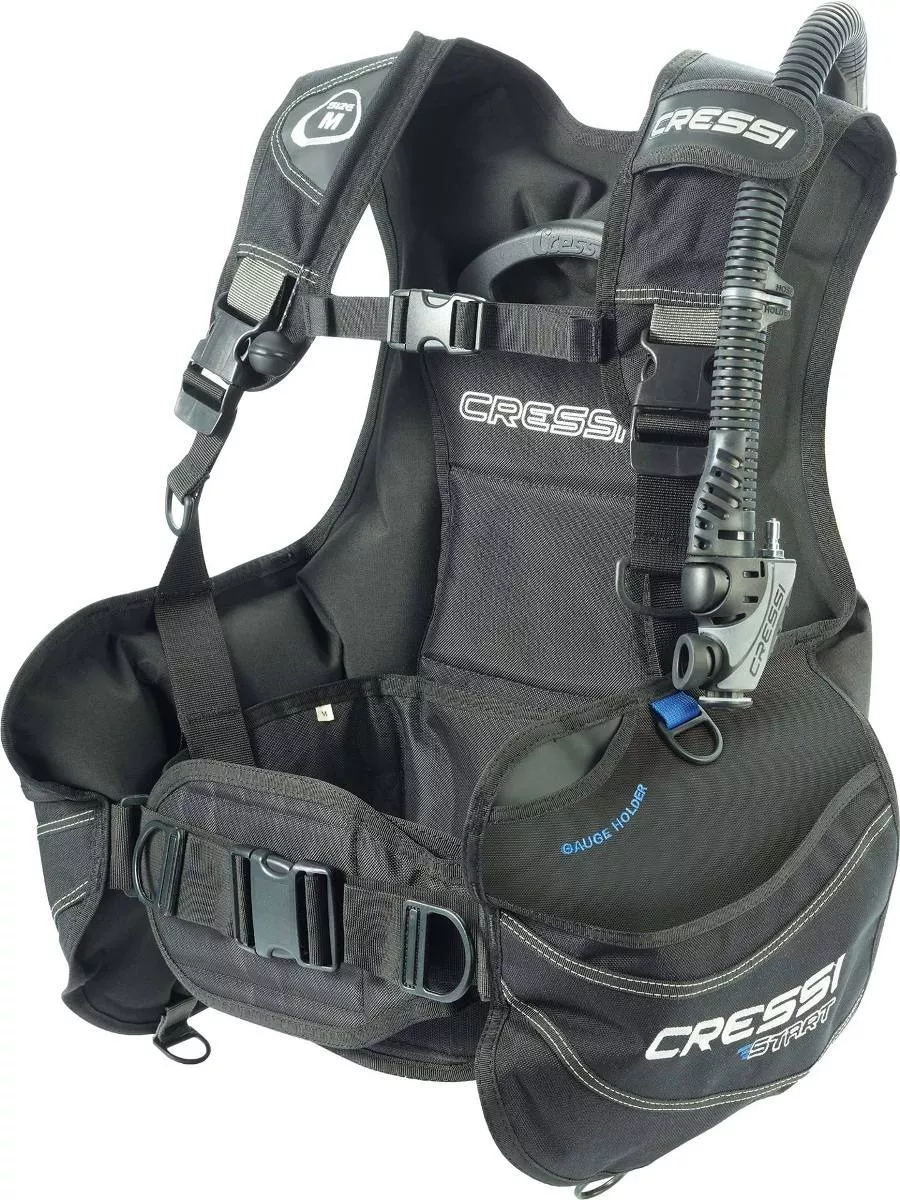 Chaleco Bcd Cressi Start Negro Para Buceo