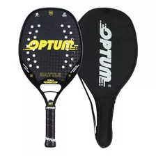 Raquete De Beach Tennis Optum Battle Pro Full Carbon + Grip