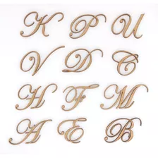 60 Letras Em Mdf Fonte Eduardian Script 3cm Pront Entrega