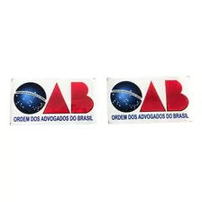 Dois Adesivos Oab Para Uso Externo - Frete R$ 23,00