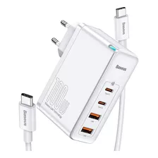 Carregador Baseus Gan 100w Pd Qc 4.0 3.0 Usb Rapido Usb-c 